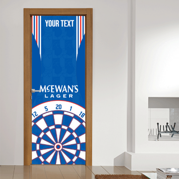 Rangers - 1996 Home Shirt - Personalised Darts Wall Banner - Two Sizes