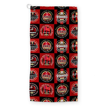 Bournemouth - Football Legends - Retro Lightweight, Microfibre Golf Towel