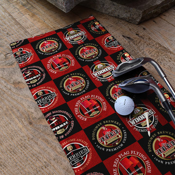 Bournemouth - Football Legends - Retro Lightweight, Microfibre Golf Towel