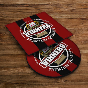 Bournemouth Champions - Football Coaster - Square Or Circle