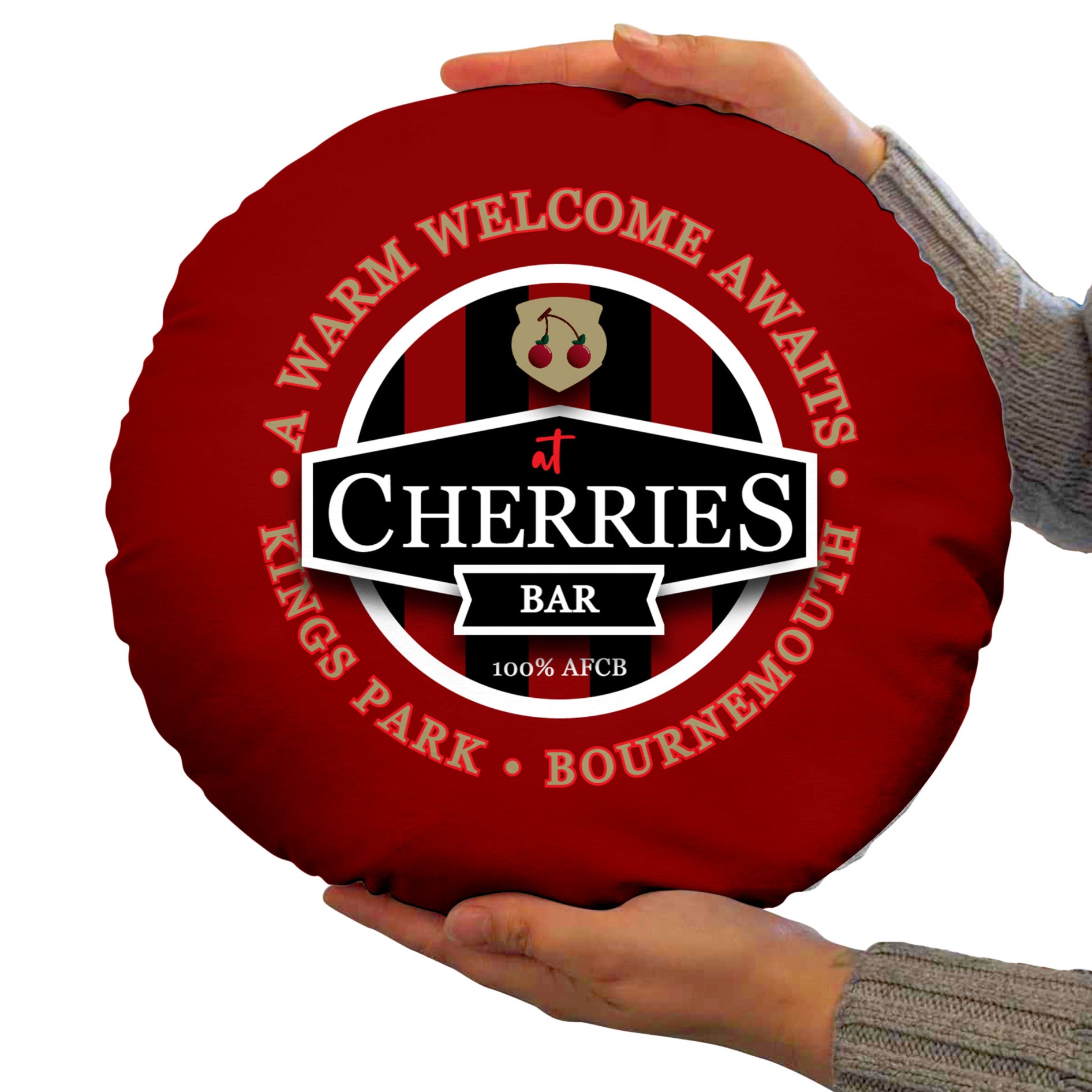 Bournemouth Cherries - Football Legends - Circle Cushion 14"