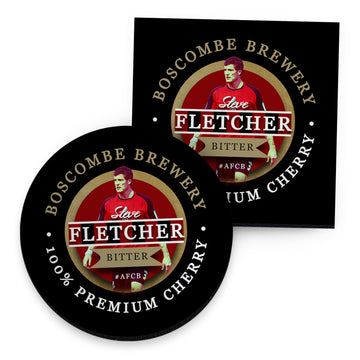 Bournemouth Steve Fletcher - Football Coaster - Square Or Circle