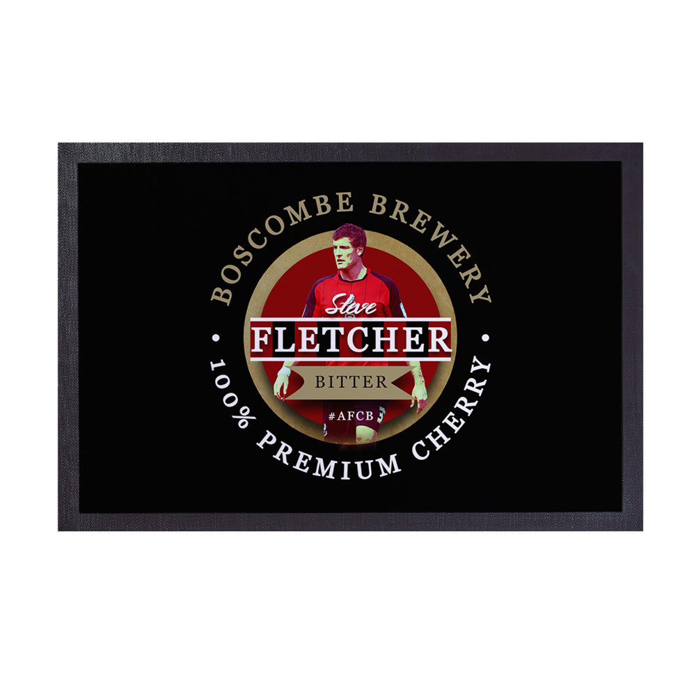 Bournemouth Steve Fletcher  - Football Legends - Door Mat -60cm X 40cm