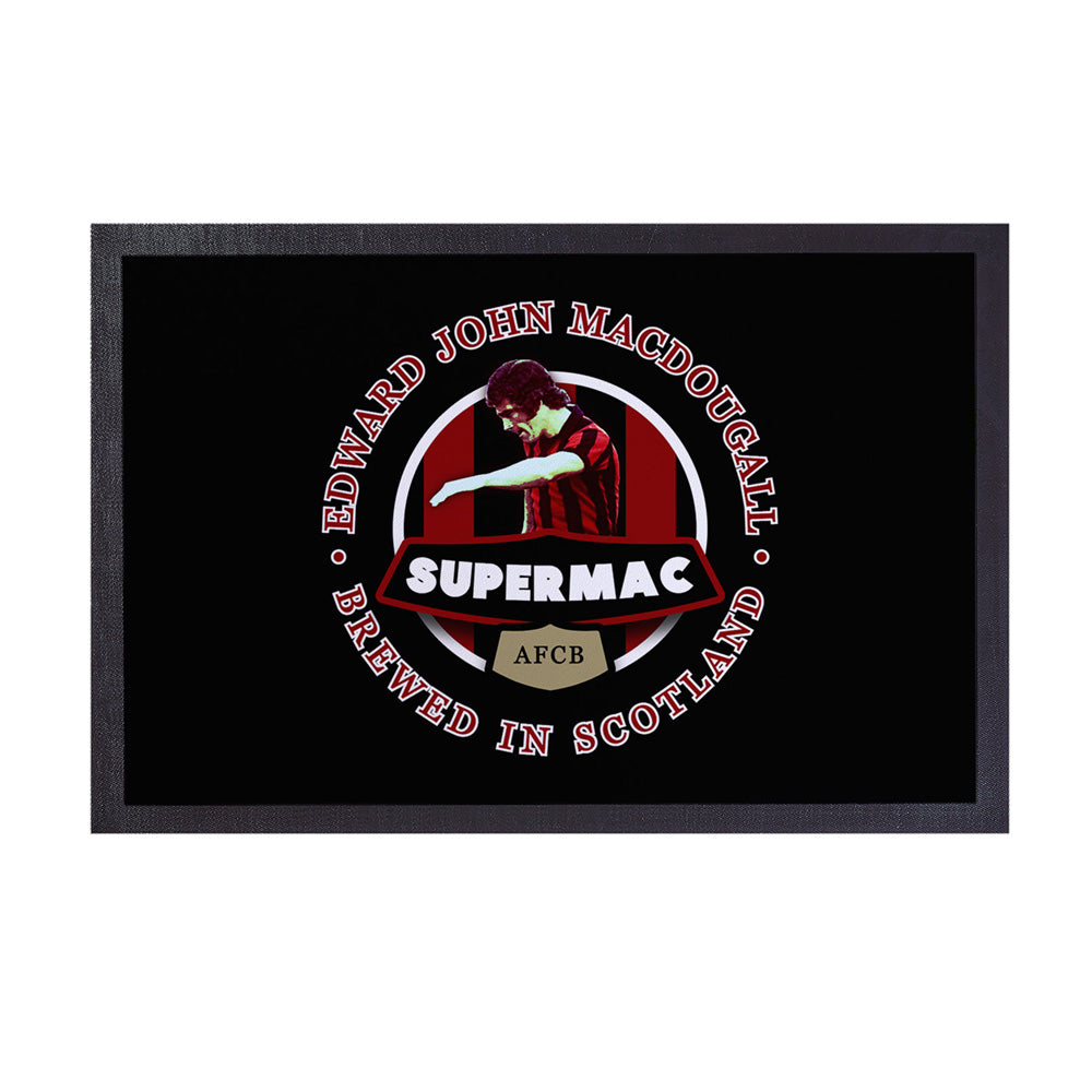 Bournemouth Ted MacDougall  - Football Legends - Door Mat -60cm X 40cm