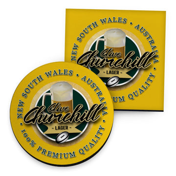 Australia Rugby League Churchill - Coaster - Circle or Square