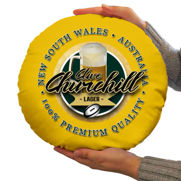 Australia Rugby League Churchill  - Legend Collection - Circle Cushion 14"