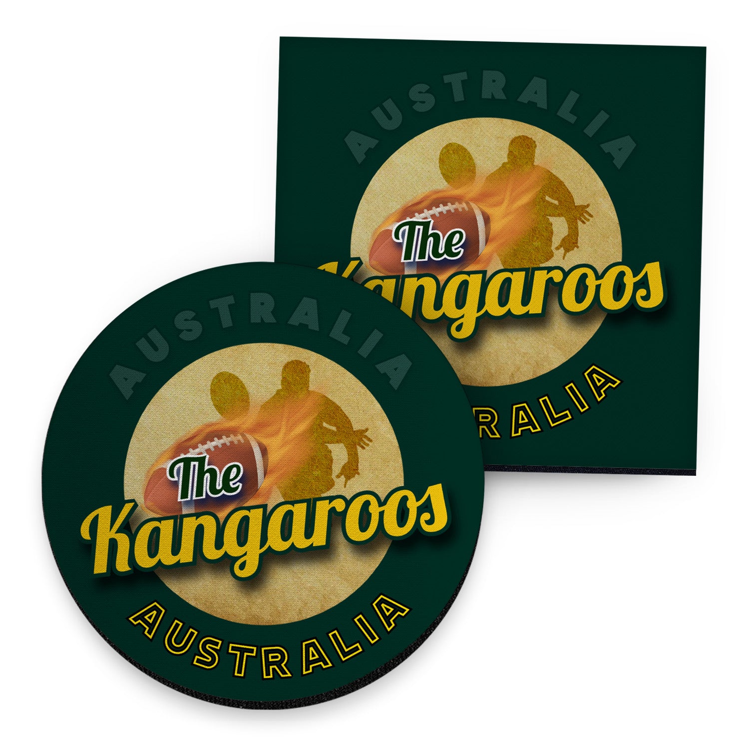 Australia Rugby League Kangaroos - Coaster - Circle or Square