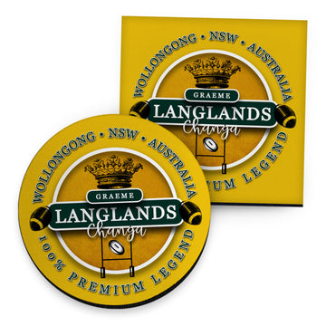 Australia Rugby League Langlands- Coaster - Circle or Square