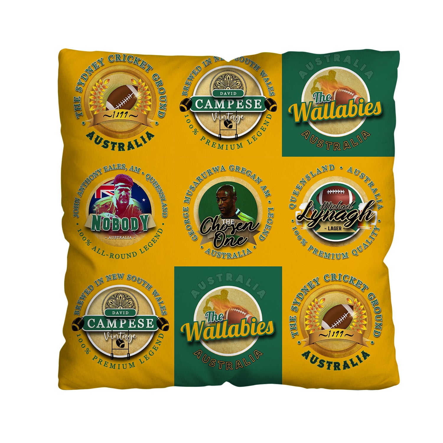 Australia Rugby Union  - Cushion - Two Sizes