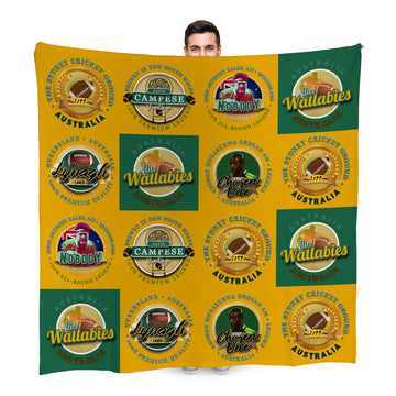 Australia  Rugby Union - Legend Collection - Fleece Blanket 150cm X 150cm