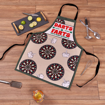 Darts & Farts -  Adult Apron