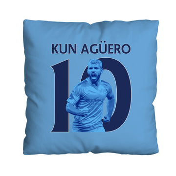 Manchester Blue Aguero 10 - Cushion - Two Sizes