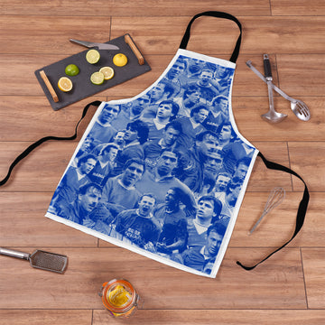 Merseyside Blues Montage - Water-Resistant Adults Apron