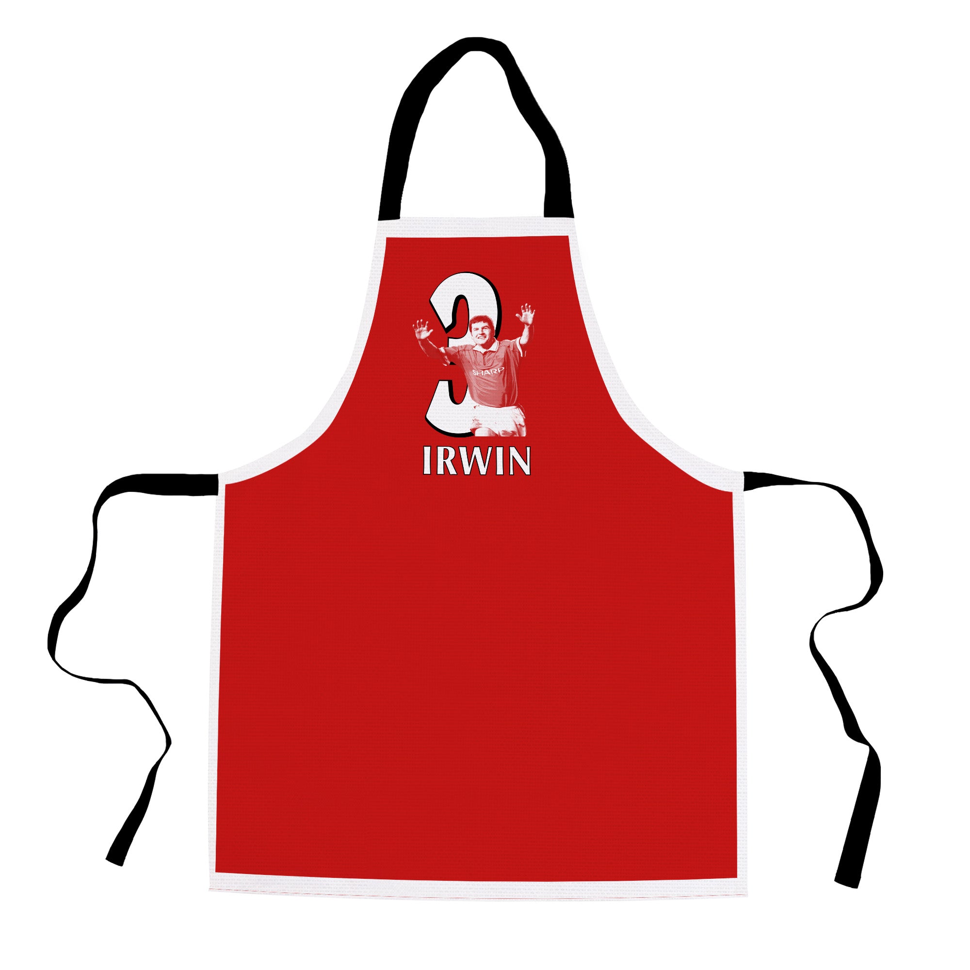 Manchester Red Irwin 3 - Water-Resistant Adults Apron