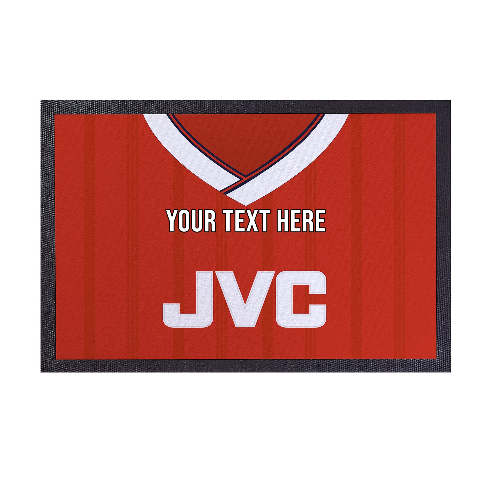 The Gooners 1988 Home Shirt - Personalised Retro Door Mat - 60cm x 40cm