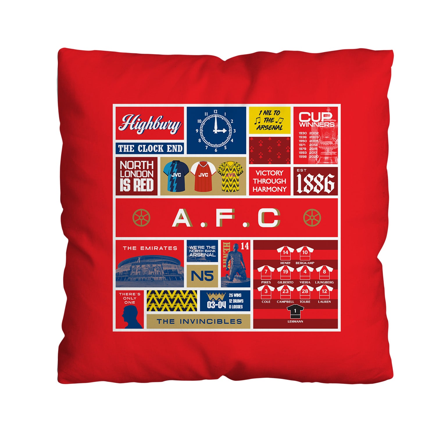 The Gooners History - Cushion - 18"