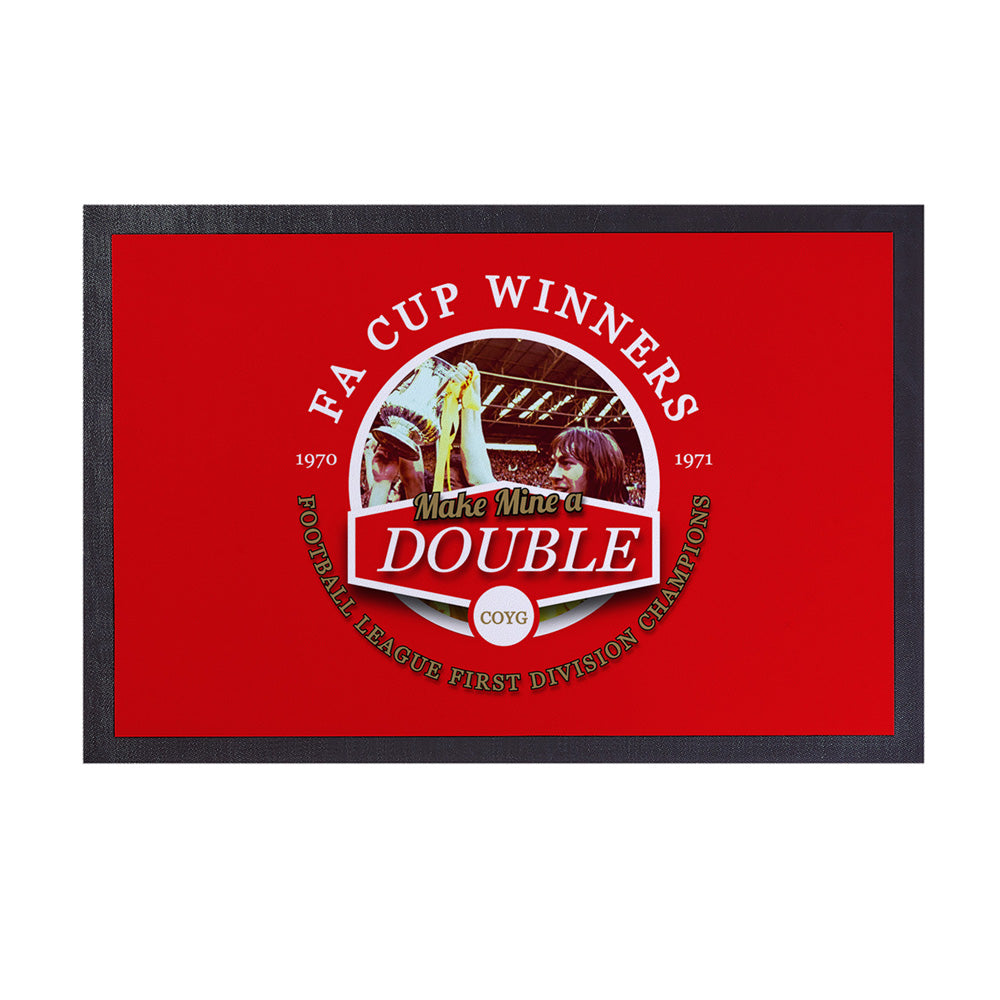 The Gooners Double  - Football Legends - Door Mat -60cm X 40cm