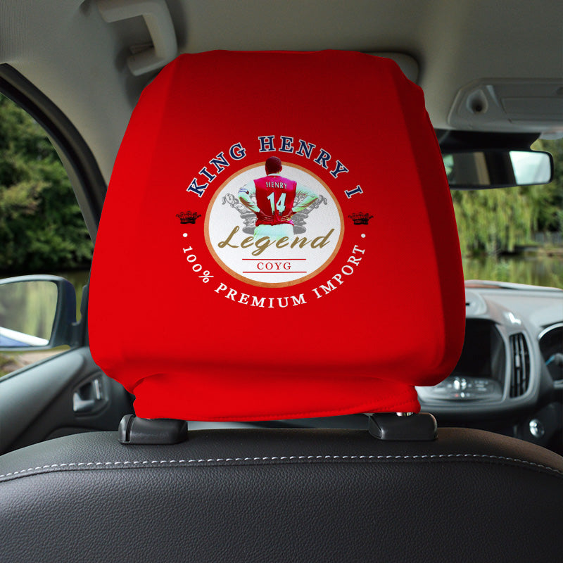 The Gooners Henry - Football Legends - Headrest Cover