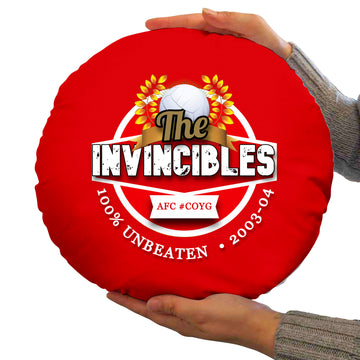 The Gooners Invincibles - Football Legends - Circle Cushion 14"