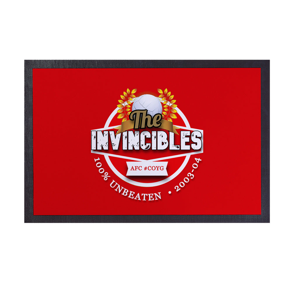 The Gooners Invincible  - Football Legends - Door Mat -60cm X 40cm