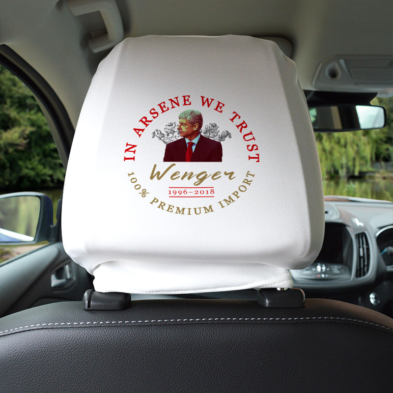 The Gooners Wenger - Football Legends - Headrest Cover