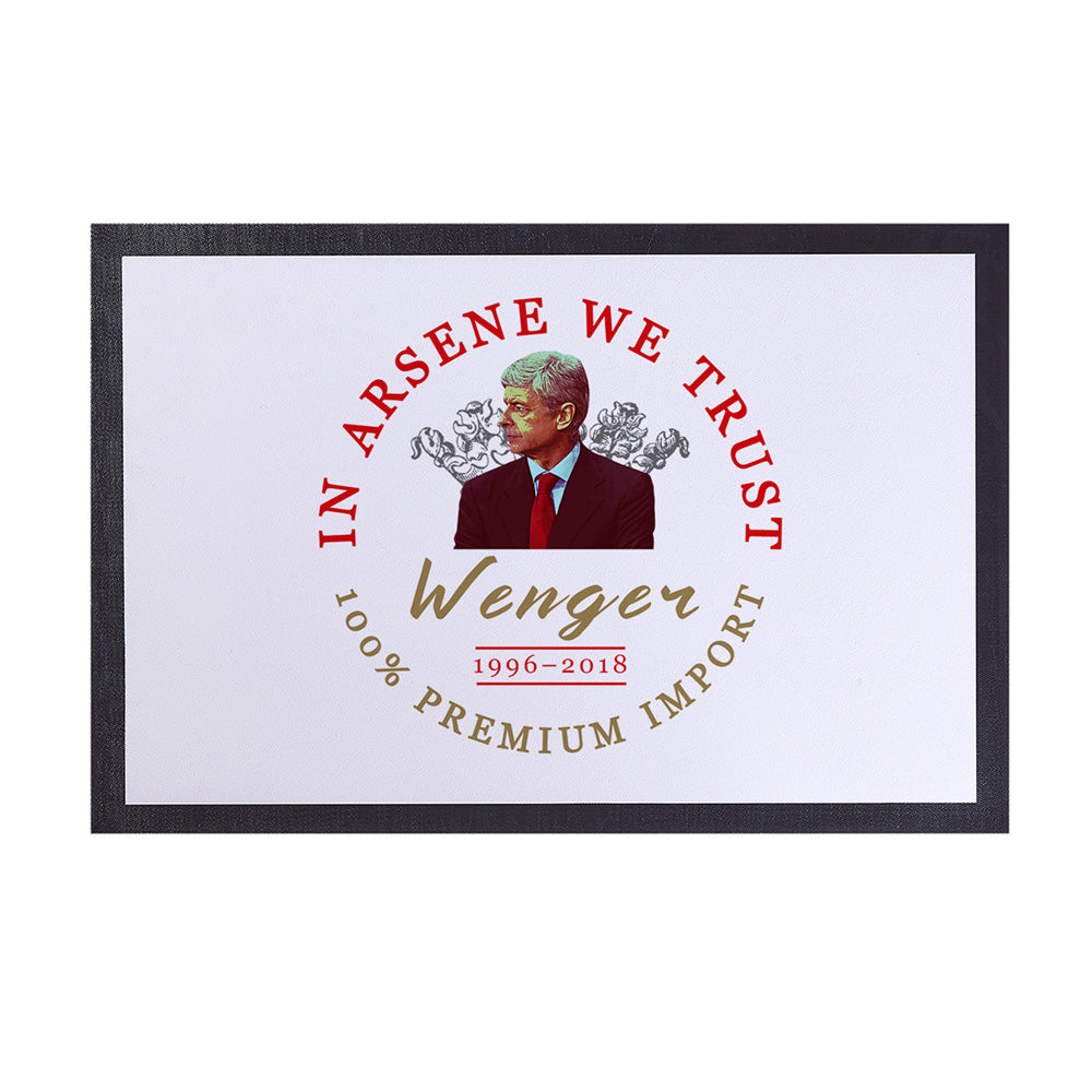 The Gooners Wenger  - Football Legends - Door Mat -60cm X 40cm