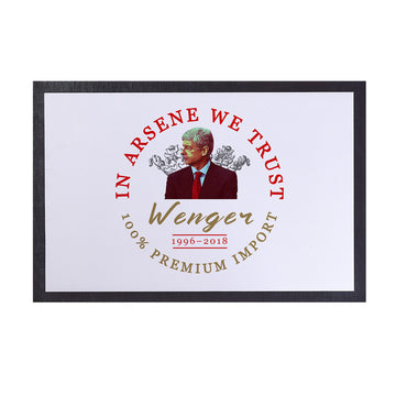 The Gooners Wenger  - Football Legends - Door Mat -60cm X 40cm