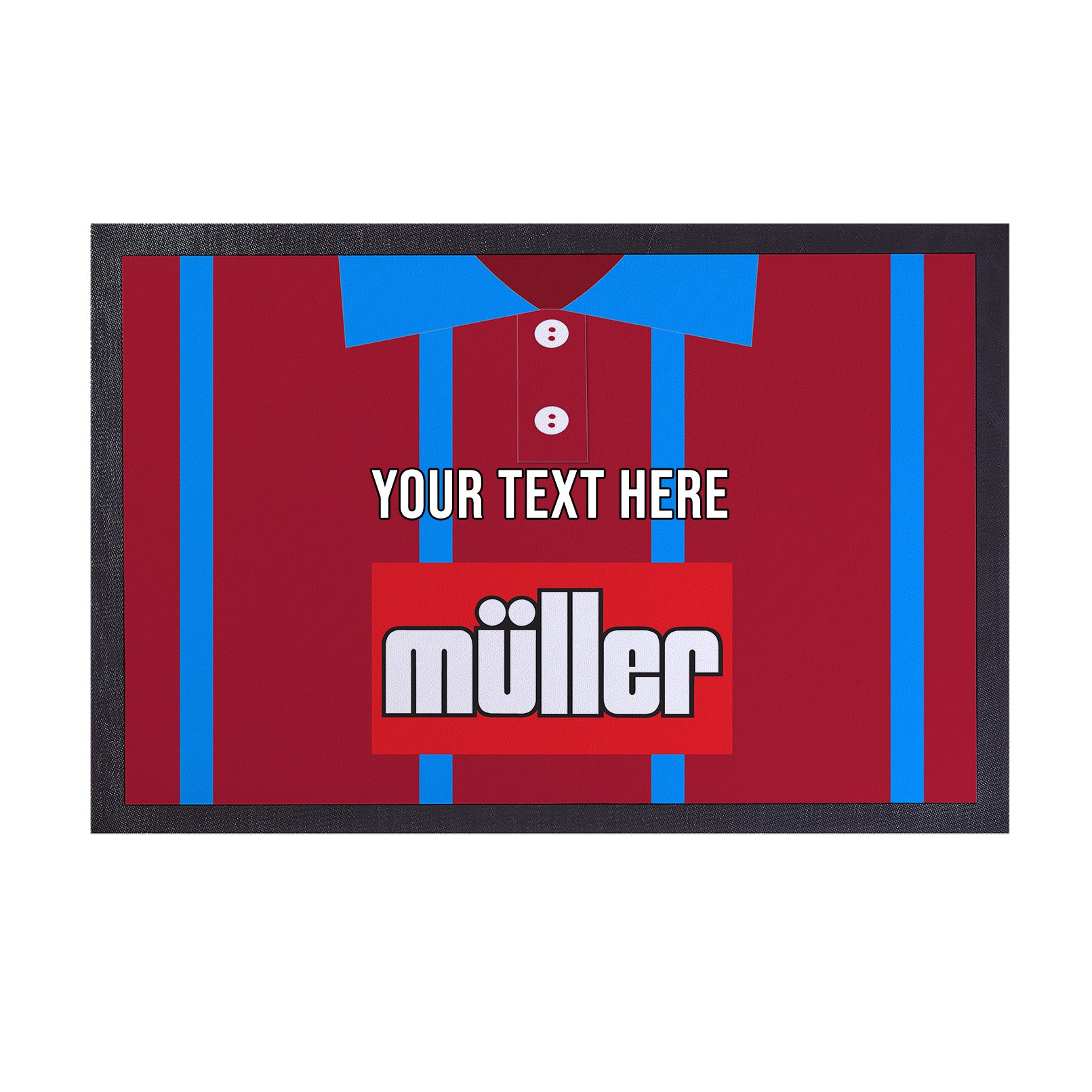 Holte Enders 1993 Home Shirt - Personalised Retro Door Mat - 60cm x 40cm