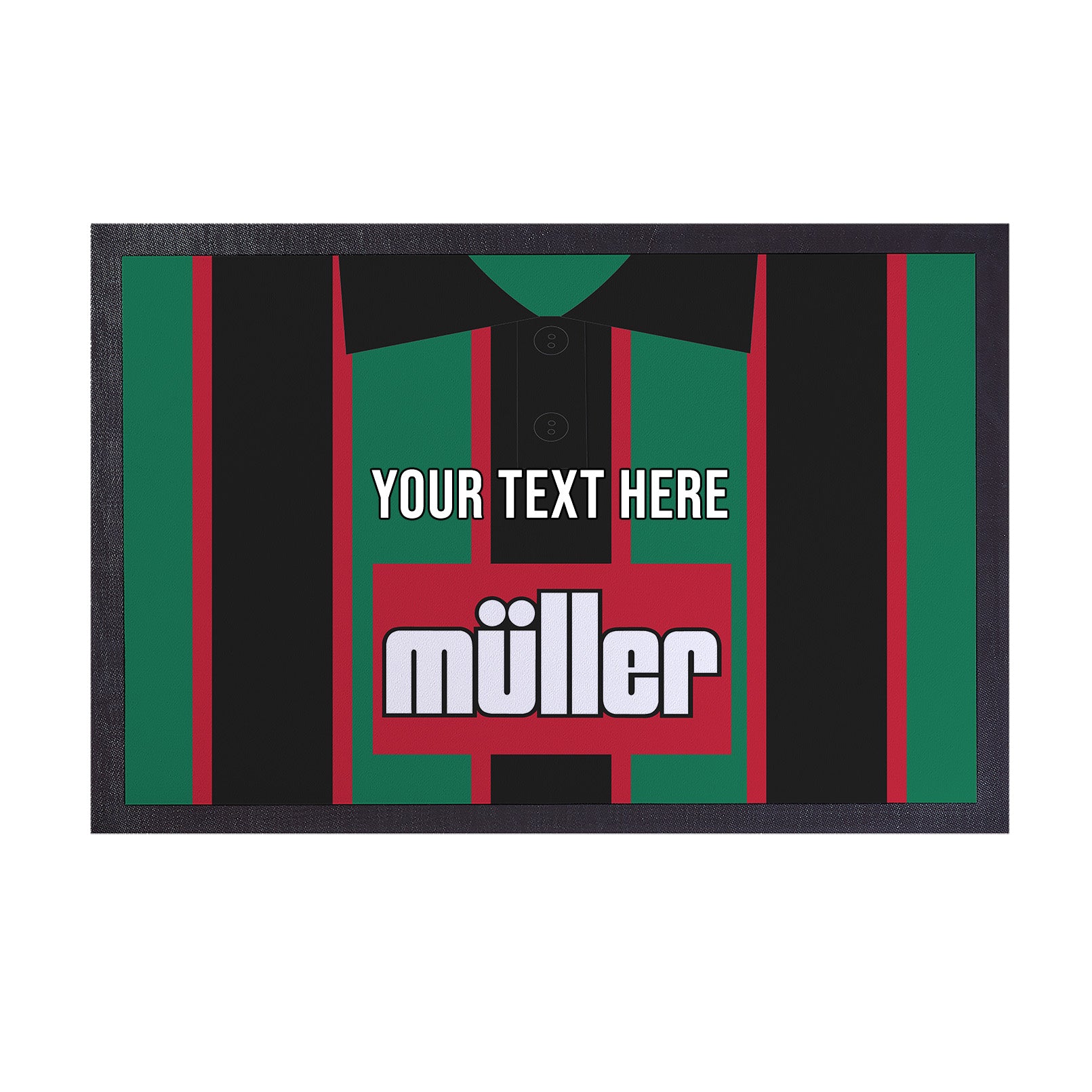 Holte Enders 1994 Away Shirt - Personalised Retro Door Mat - 60cm x 40cm