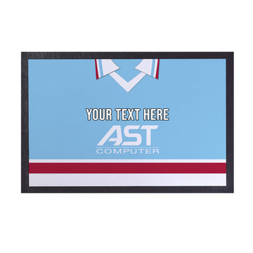 Holte Enders 1998 Away Shirt - Personalised Retro Door Mat - 60cm x 40cm