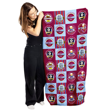 Holte Enders - Football Legends - Personalised Lightweight, Microfibre Retro Beach Towel - 150cm x 75cm