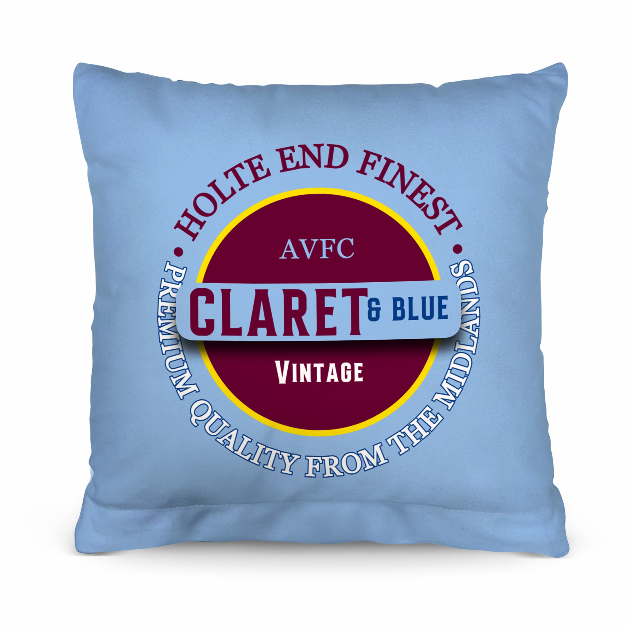 Holte Enders Claret and Blue - Football Legends - Cushion 10"