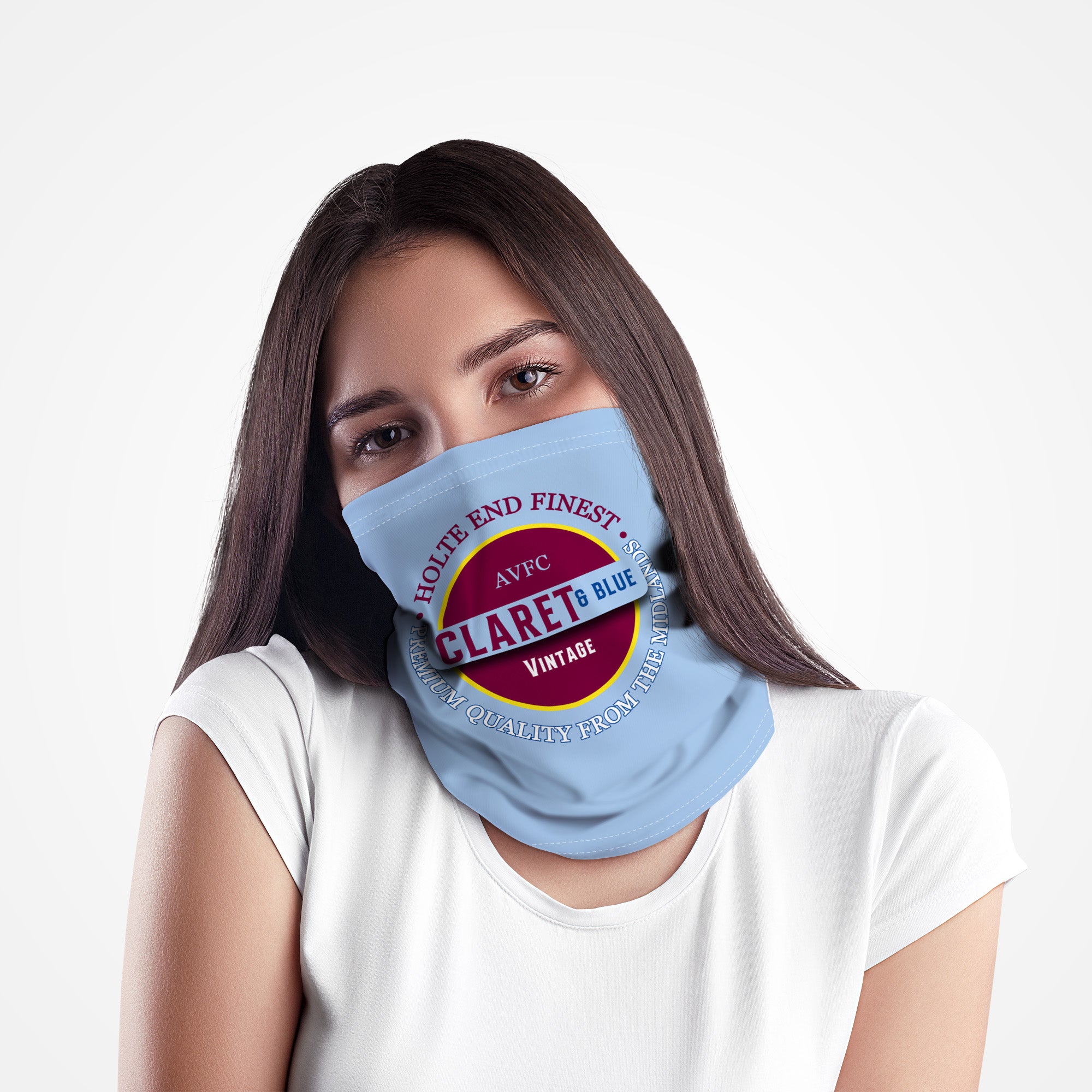 Holte Enders Claret and Blue - Football Legends - Snood