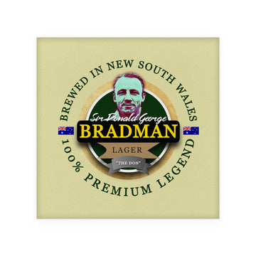 Australia Bradman - Coaster - Circle or Square