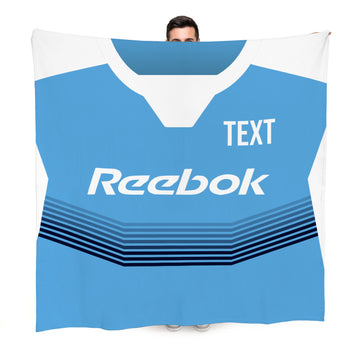 Bolton 2004 Away Shirt - Personalised Retro Fleece Blanket 150cm X 150cm