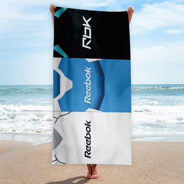 Bolton Three Shirt Design - Personalised Lightweight, Microfibre Retro Beach Towel - 150cm x 75cm