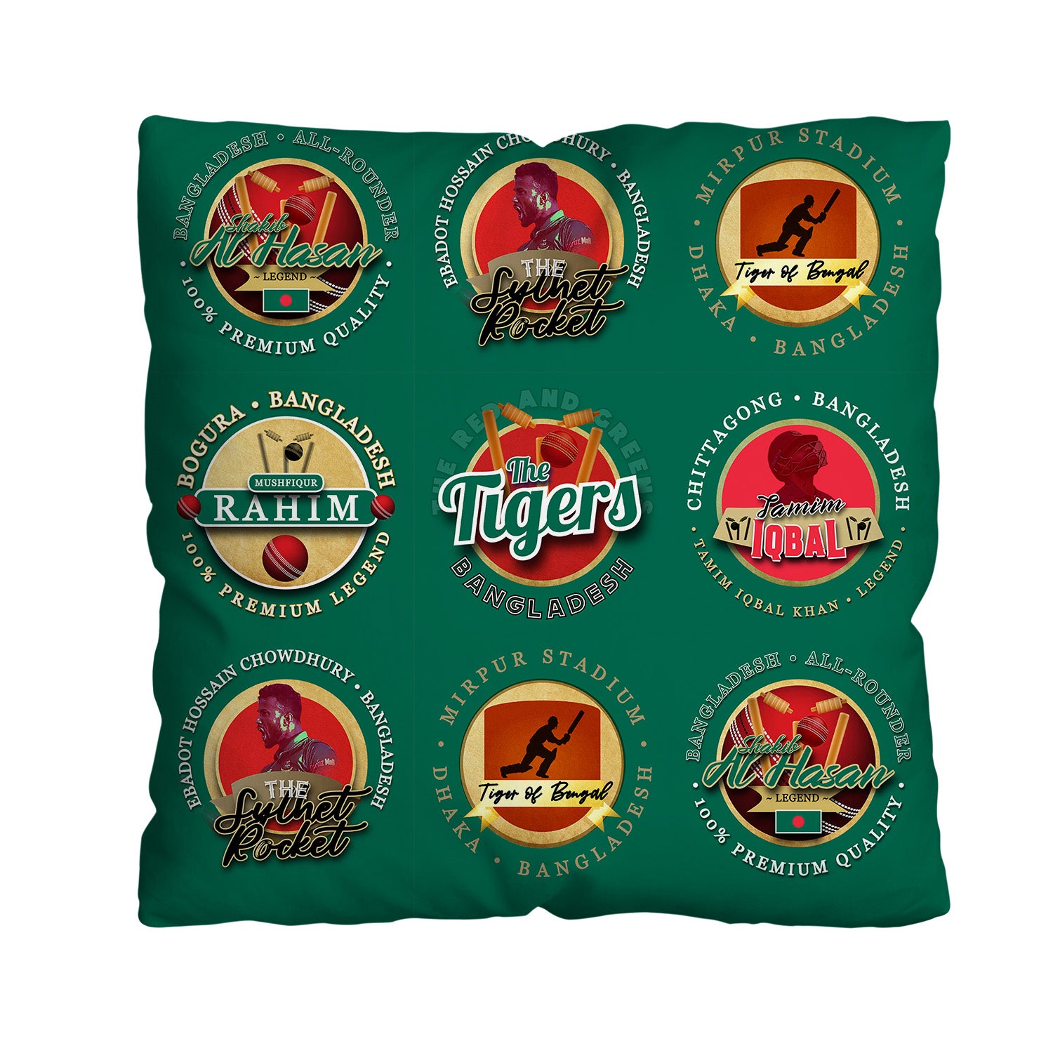 Bangladesh Cricket - Cushion - Two Sizes