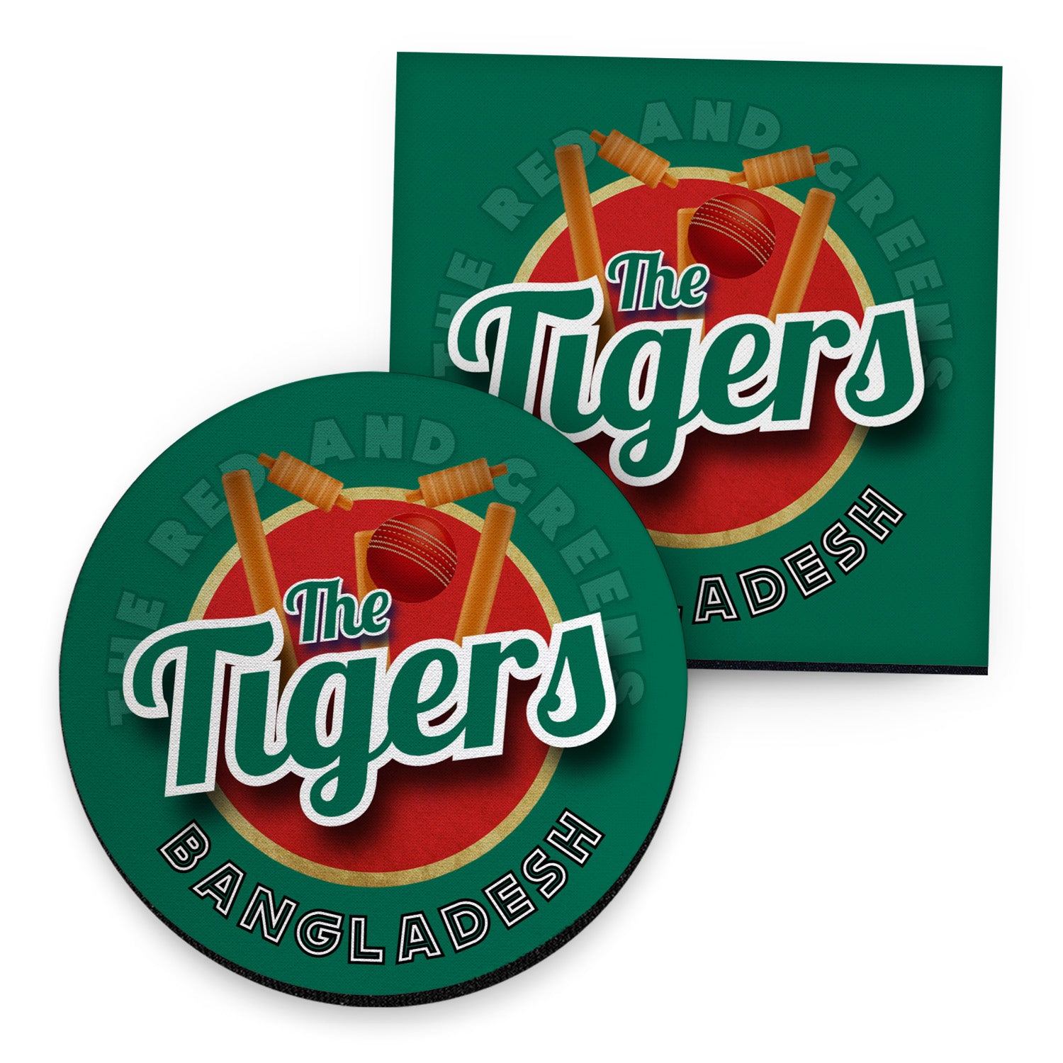 Bangladesh Tigers - Coaster - Circle or Square