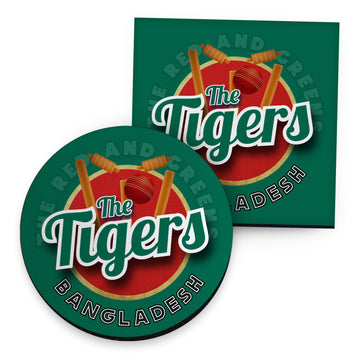 Bangladesh Tigers - Coaster - Circle or Square