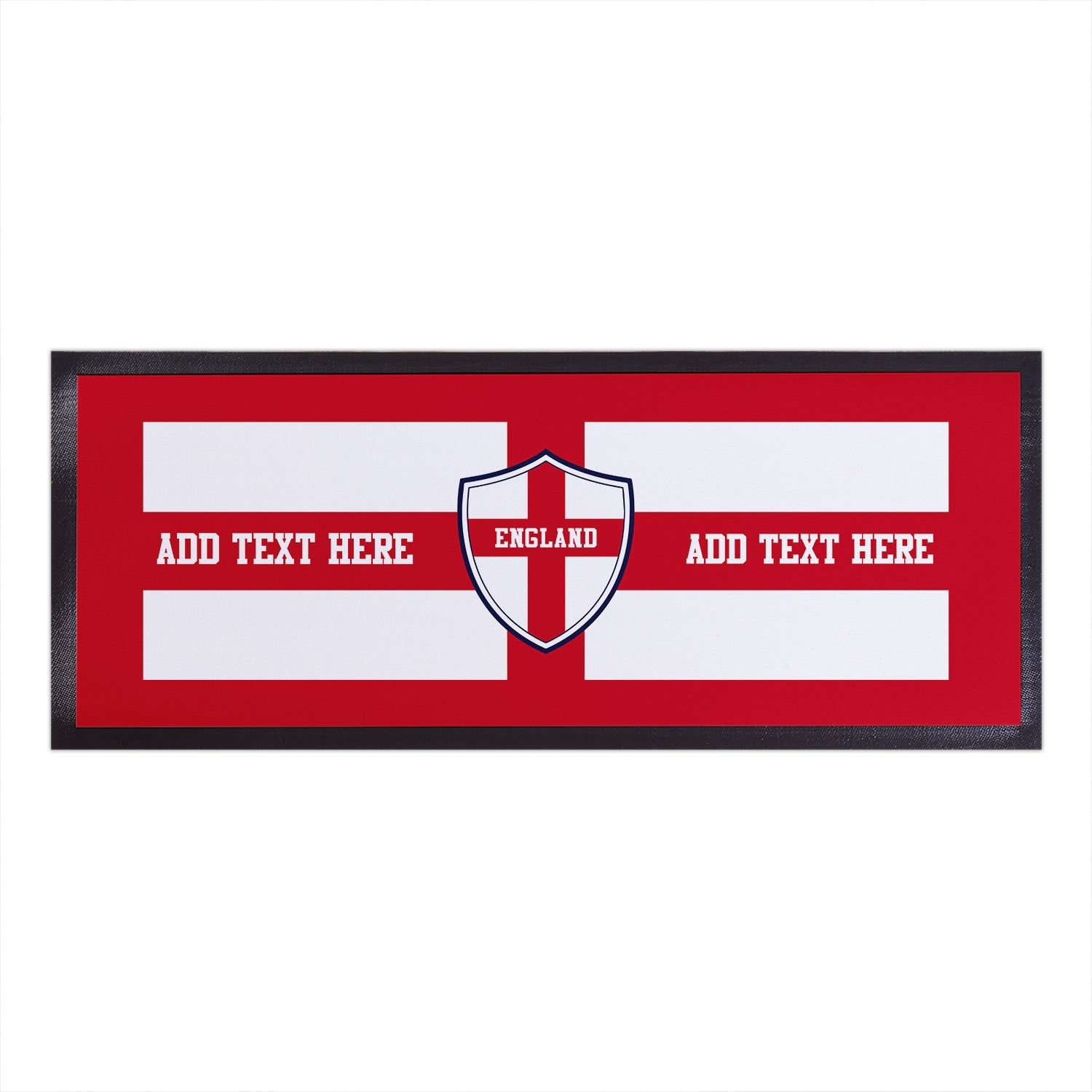 Euro 24 - St George's Flag - Personalised Bar Runner