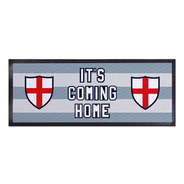 England Grey Stripe  -It's Coming Home - Bar Runner