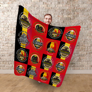 Belgium - Legend Collection - Fleece Blanket 150cm X 150cm