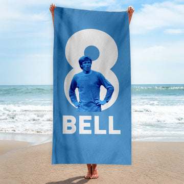 Manchester Blue - Bell 8 - Beach Towel - 150cm x 75cm