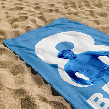 Manchester Blue - Bell 8 - Beach Towel - 150cm x 75cm