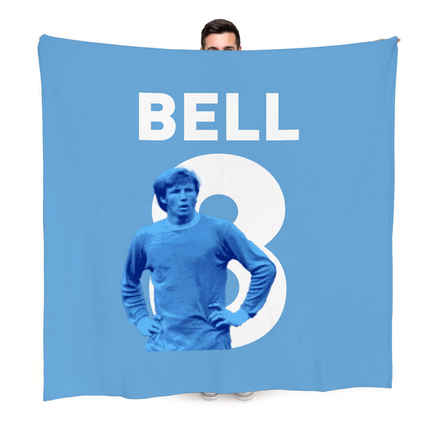 Manchester Blue - Bell 8 - Fleece 150cm X 150cm