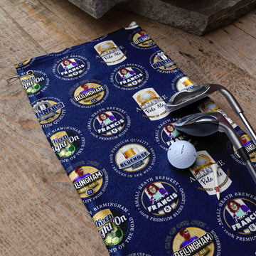 Birmingham - Football Legends - Retro Lightweight, Microfibre Golf Towel