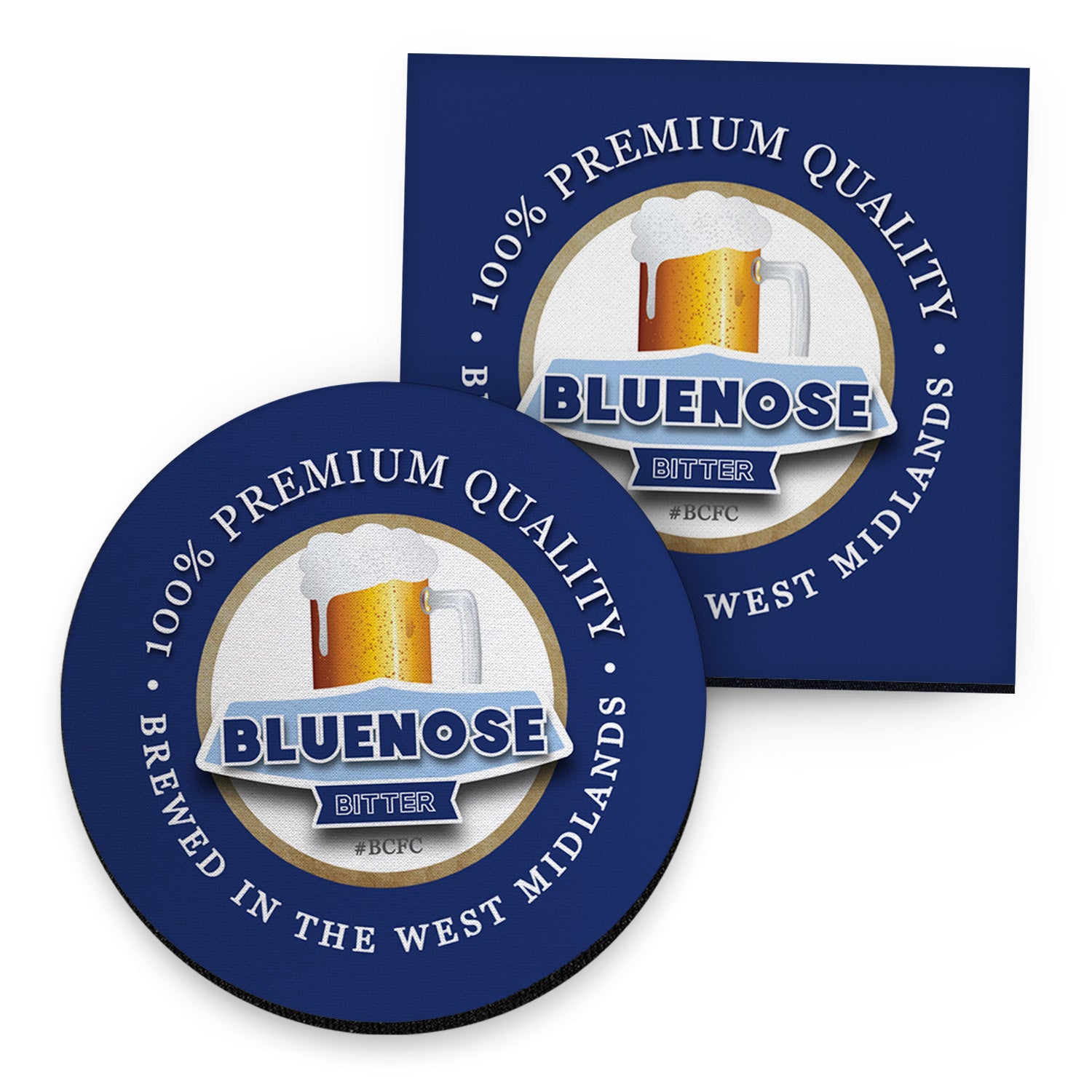 Birmingham Bluenose - Football Coaster - Square Or Circle