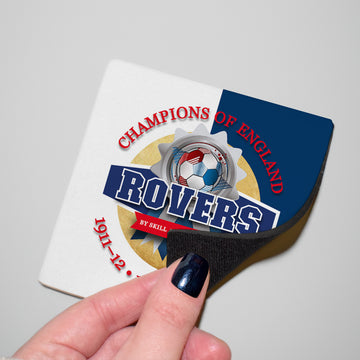 Blackburn Champions - Football Coaster - Square Or Circle