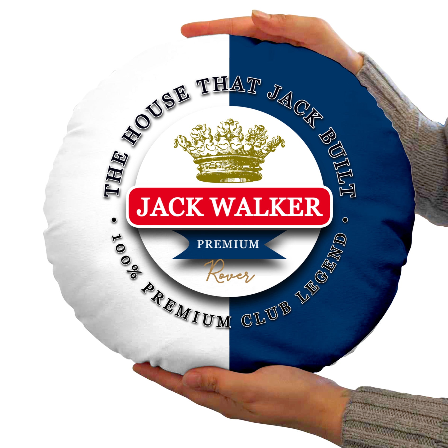 Blackburn Walker - Football Legends - Circle Cushion 14"