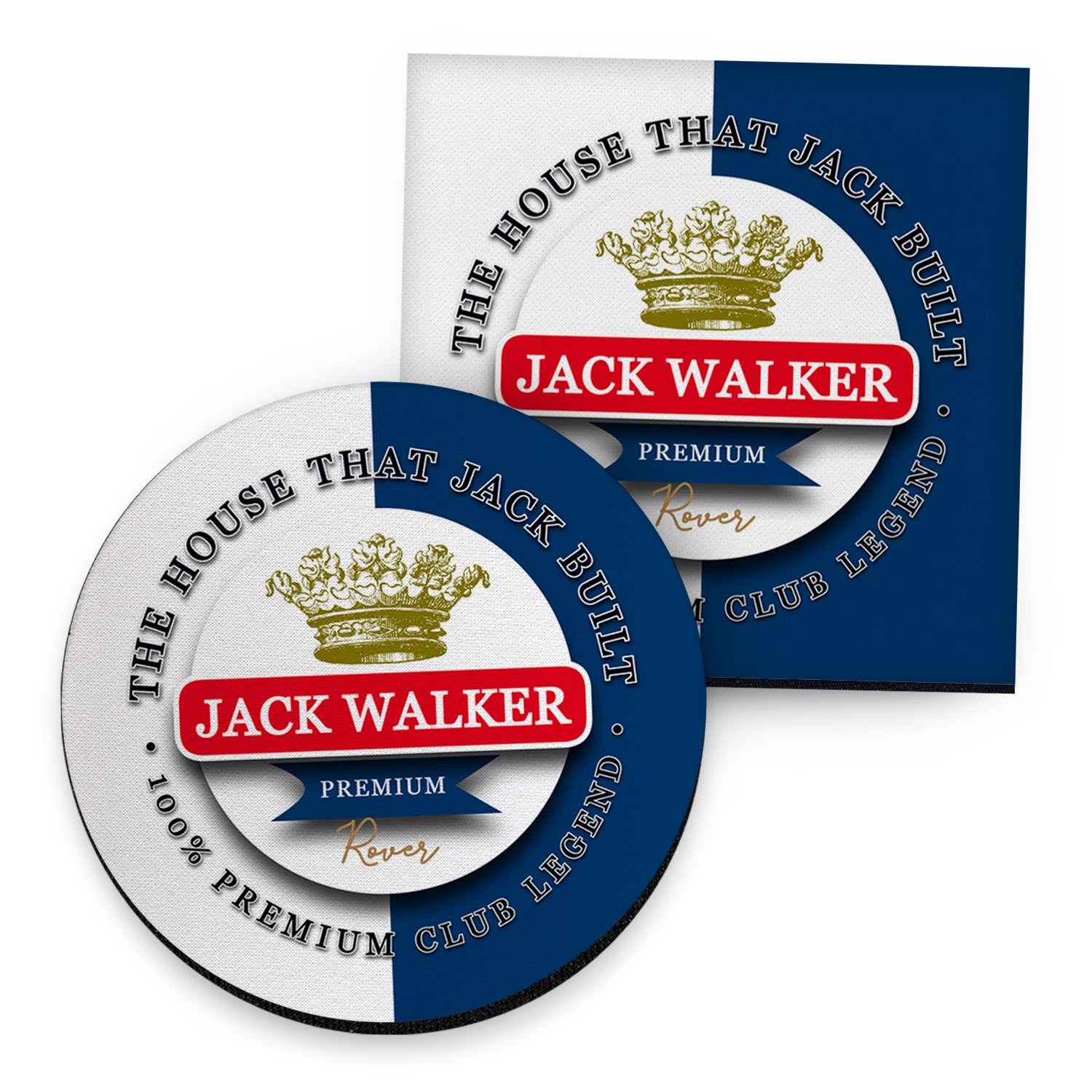 Blackburn Walker - Football Coaster - Square Or Circle